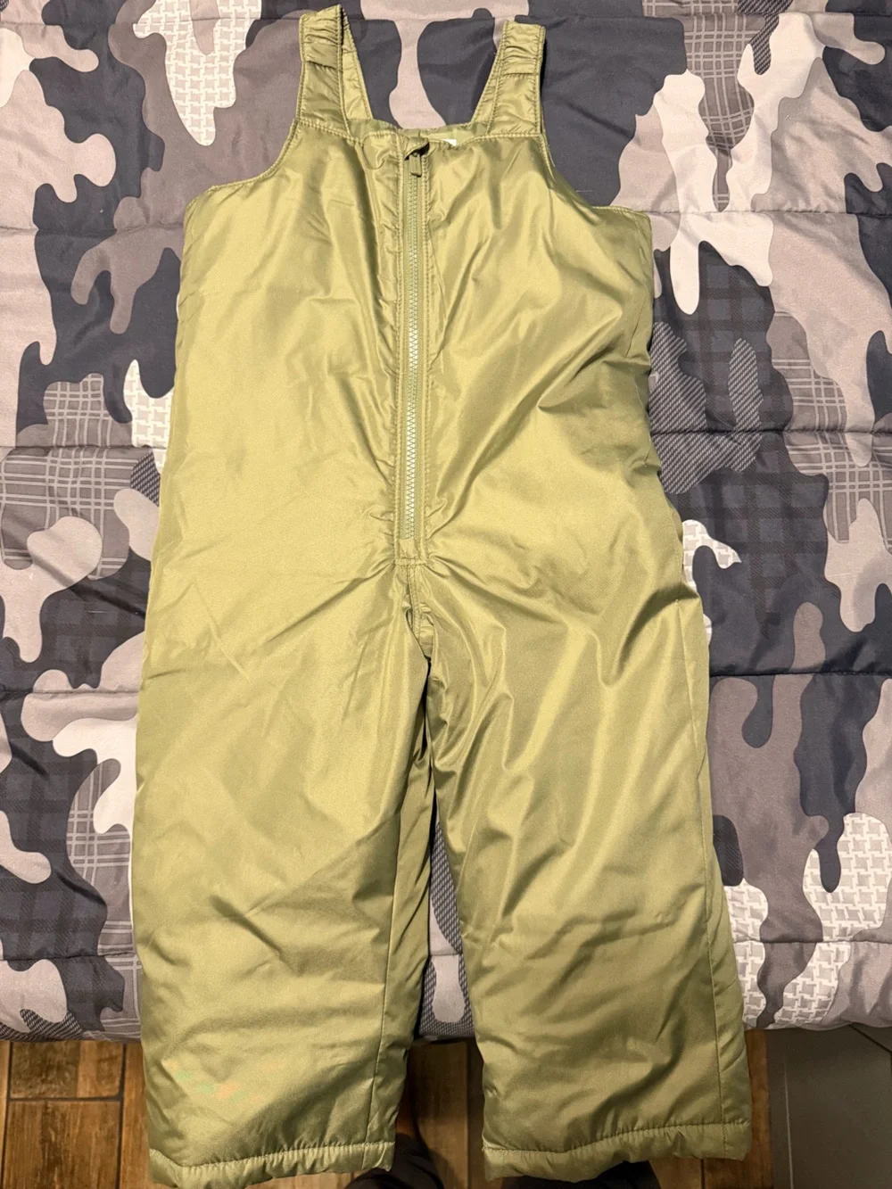 Old Navy Light Olive Green snowsuit